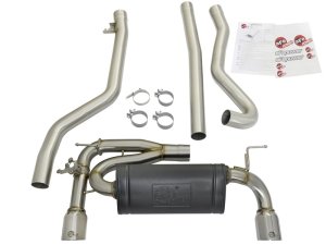 BMW 4 Series Performance Exhaust - aFe - MACH Force-Xp Cat-Back with Polished Tips - Black - `16-`20