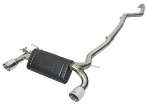BMW 4 Series Performance Exhaust - aFe - MACH Force-Xp Cat-Back with Polished Tips - Black - `16-`20