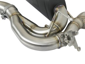 BMW M4 Performance Exhaust - Rear - aFe - MACH Force-Xp Axle Back w/ Carbon Fiber Tips - metallic black - `15-`19