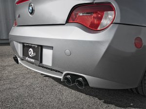 BMW Z4 Performance Exhaust - Rear - aFe - MACH Force-Xp Cat Back - Black - `06-`08