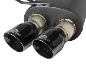 BMW Z4 Performance Exhaust - Rear - aFe - MACH Force-Xp Cat Back - Black - `06-`08