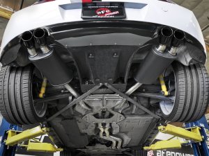 BMW Z4 Performance Exhaust - Rear - aFe - MACH Force-Xp Cat Back - Black - `06-`08