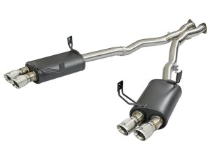 BMW Z4 Performance Exhaust - Rear - aFe - MACH Force-Xp Cat Back - Polished - `05-`08