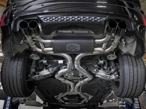 BMW X5M Performance Exhaust - aFe - MACH Force-XP 3.5in. 304 SS Cat-Back - Black - `15-`19