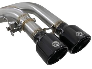BMW X5M Performance Exhaust - aFe - Cat Back, MACH Force-Xp 3.5in. 304 SS - Black - `15-`18