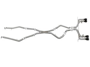 BMW X5M Performance Exhaust - aFe - Cat Back, MACH Force-Xp 3.5in. 304 SS - Black - `15-`18