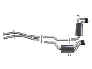 BMW M3 Performance Exhaust - Rear - aFe - MACH Force-Xp Cat Back - Black - `01-`06 BMW M3 Performance Exhaust - Rear - aFe - MACH Force-Xp Cat Back - Black - `01-`06