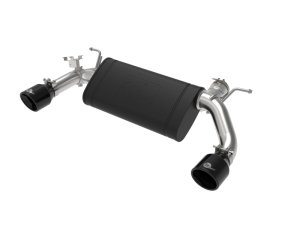 BMW M235i Performance Exhaust - aFe - MACH Force-XP 3in to 2-1/2in 304 Stainless Steel Axle-Back - Black - `14-`16