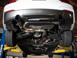 BMW M235i Performance Exhaust - aFe - MACH Force-XP 3in to 2-1/2in 304 Stainless Steel Axle-Back - Black - `14-`16