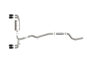 BMW Z4 Performance Exhaust - aFe - MACHForce XP Cat-Back - Black - `19-`25