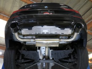 BMW 228i Performance Exhaust - aFe - Axle Back MACHForce XP - Black - `21-`24