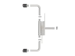 BMW 228i Performance Exhaust - Rear - aFe - MACHForce XP Axle-Back - Carbon - `21-`24