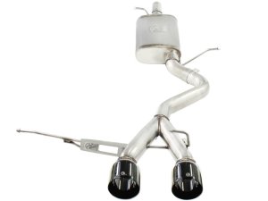 Volkswagen R32 Performance Exhaust - aFe - MACH Force-Xp Cat-Back - Black - 2008 Volkswagen R32 Performance Exhaust - aFe - MACH Force-Xp Cat-Back - Black - 2008