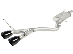 Volkswagen R32 Performance Exhaust - aFe - MACH Force-Xp Cat-Back - Black - 2008 Volkswagen R32 Performance Exhaust - aFe - MACH Force-Xp Cat-Back - Black - 2008