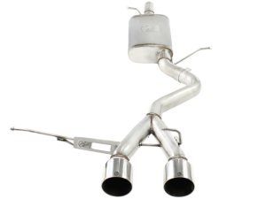 Volkswagen R32 Performance Exhaust - aFe - MACH Force-Xp 2-1/2 in 304 Stainless Steel Cat-Back - 2008 Volkswagen R32 Performance Exhaust - aFe - MACH Force-Xp 2-1/2 in 304 Stainless Steel Cat-Back - 2008