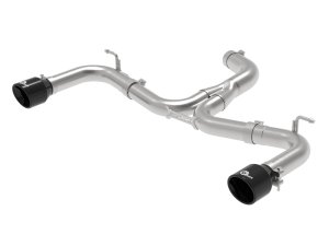 Volkswagen GTI Performance Exhaust - Rear - aFe - MACH Force-Xp 3in to 2-1/2in Axle-Back - Black - `15-`17