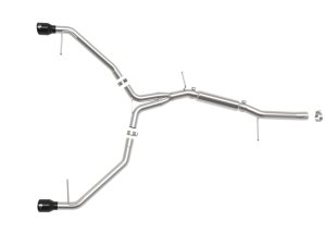 Audi A4 Performance Exhaust - aFe - Axle Back, MACH Force-Xp - Black - `17-`19