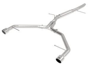 Audi A4 Performance Exhaust - aFe - MACH Force-Xp Axle-Back - Polished - `17-`19