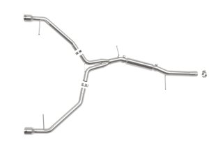 Audi A4 Performance Exhaust - aFe - MACH Force-Xp Axle-Back - Polished - `17-`19