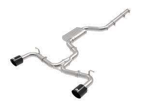 Volkswagen GTI Performance Exhaust - aFe - MACH Force-Xp Cat Back - Black - `18-`21