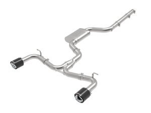 Volkswagen GTI Performance Exhaust - aFe - MACH Force-Xp Cat Back - Carbon - `18-`19