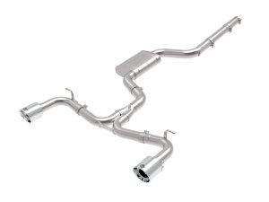 Volkswagen GTI Performance Exhaust - aFe - MACH Force-Xp 3in-2.5in SS Cat-Back - Polished - `18-`21