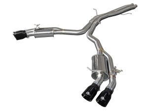 Audi RS5 Coupe Performance Exhaust - aFe - Mach Force-Xp Axle-Back - Black - `18-`20