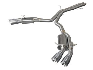 Audi RS5 Performance Exhaust - Rear - aFe - Mach Force-Xp - Polished - `18-`20
