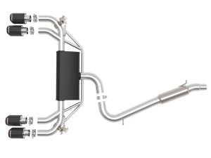 Volkswagen Golf R Performance Exhaust - aFe - MACH Force-Xp Cat-Back - Carbon - `15-`19