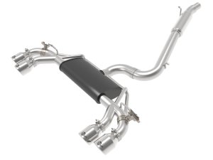 Volkswagen Golf R Performance Exhaust - aFe - MACH Force-Xp Cat Back - Polished - `15-`19