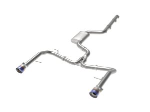 Volkswagen Jetta GLI Performance Exhaust - aFe - MACH Force-Xp Cat Back - Blue - `19-`21