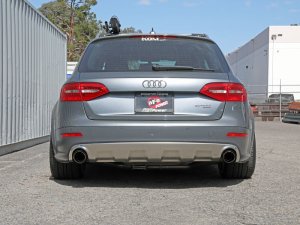 Audi Allroad Performance Exhaust - aFe - Axle Back, MACH Force-Xp, Carbon Tips - Carbon - `13-`16