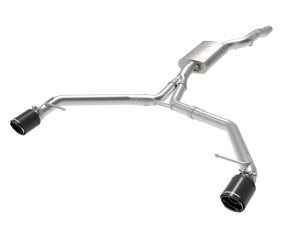 Audi Allroad Performance Exhaust - aFe - Axle Back, MACH Force-Xp, Carbon Tips - Carbon - `13-`16