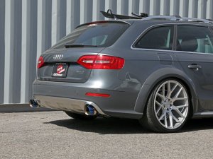 Audi Allroad Performance Exhaust - Rear - aFe - Axle Back + MACH Force-Xp - Blue - `13-`16