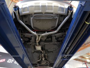 Audi Allroad Performance Exhaust - Rear - aFe - Axle Back + MACH Force-Xp - Blue - `13-`16