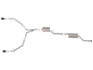 Audi Allroad Performance Exhaust - aFe - MACH Force-Xp Cat Back - Carbon - `13-`16