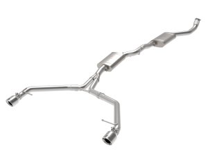 Audi Allroad Performance Exhaust - aFe - MACH Force-Xp Cat-Back - Polished Tips - `13-`16