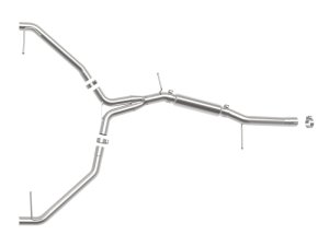 Audi A4 Performance Exhaust - Rear - aFe - MACH Force-Xp - `20-`21