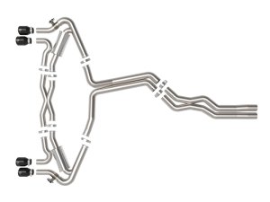 Audi RS6 Avant Performance Exhaust - aFe - MACH Force-Xp Cat Back - Black - `20-`22