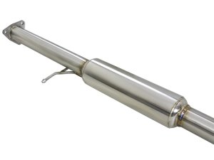 Honda Accord Performance Exhaust - aFe - Cat Back, Dual Oval Tips, 304 Stainless Steel - Blue Flame - `13-`17