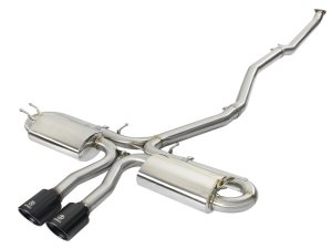 Honda Civic Si Performance Exhaust - Rear - aFe - Cat Back - Black - `17-`20