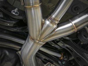Honda Civic Type R Performance Exhaust - aFe - Cat Back, Tri-Polished Tips, Dual Mufflers - `17-`21