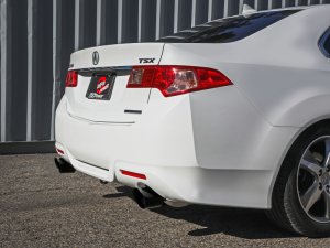 Acura TSX Performance Exhaust - aFe - Takeda 2-1/2 IN to 2-1/4 IN 304 SS Cat-Back with Black Tip - Black - `09-`14