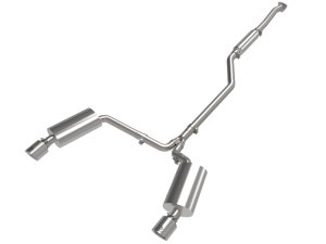 Acura TSX Performance Exhaust - aFe - Cat Back - Polished - `09-`14