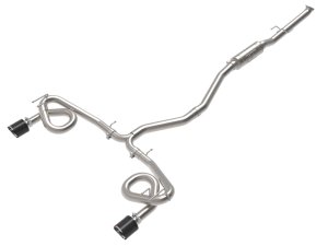 Honda Civic Si Performance Exhaust - aFe - Takeda Cat Back with Carbon Fiber Tips - `22-`23