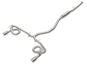 Honda Civic Si Performance Exhaust - aFe - Takeda 2.5in to 3in Cat-Back - Polished - `22-`23