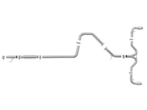 Hyundai Elantra GT Performance Exhaust - aFe - Takeda 3-2.5in 304 SS Cat-Back - Polished - `18-`20