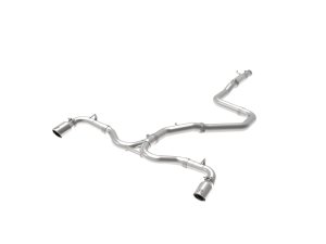 Hyundai Elantra GT Performance Exhaust - aFe - Takeda 3-2.5in 304 SS Cat-Back - Polished - `18-`20