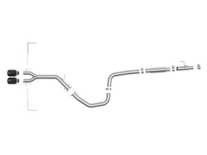Hyundai Veloster Performance Exhaust - aFe - Cat Back, Dual Tips - Black - `19-`21