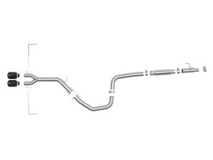 Hyundai Veloster Performance Exhaust - aFe - Cat Back, Dual Tips - Black - `19-`21